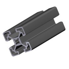 Profilis 40x40 lengvas, griovelis 10mm - 1000mm
